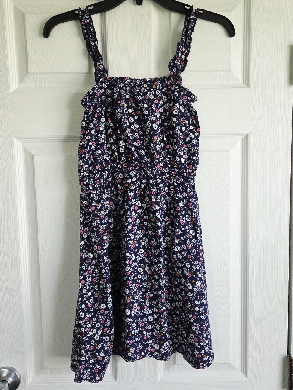 Walking On Sunshine ✨️ Women's Navy Floral Mini Sundress Size S